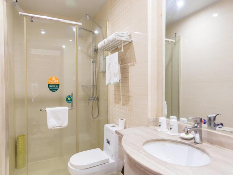 Greentree Inn Jiangsu Suzhou Kunshan High Speed Rail Station Hengshan Road Express Hotel Exteriér fotografie